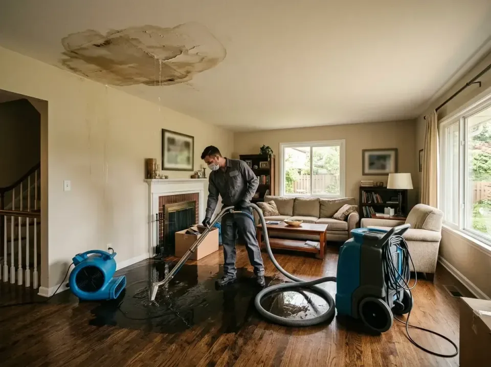 attic-pipe-burst-ceiling-drip-008 — frequently asked questions, Water Damage Restoration & Carpet Care in Chatfield, MN